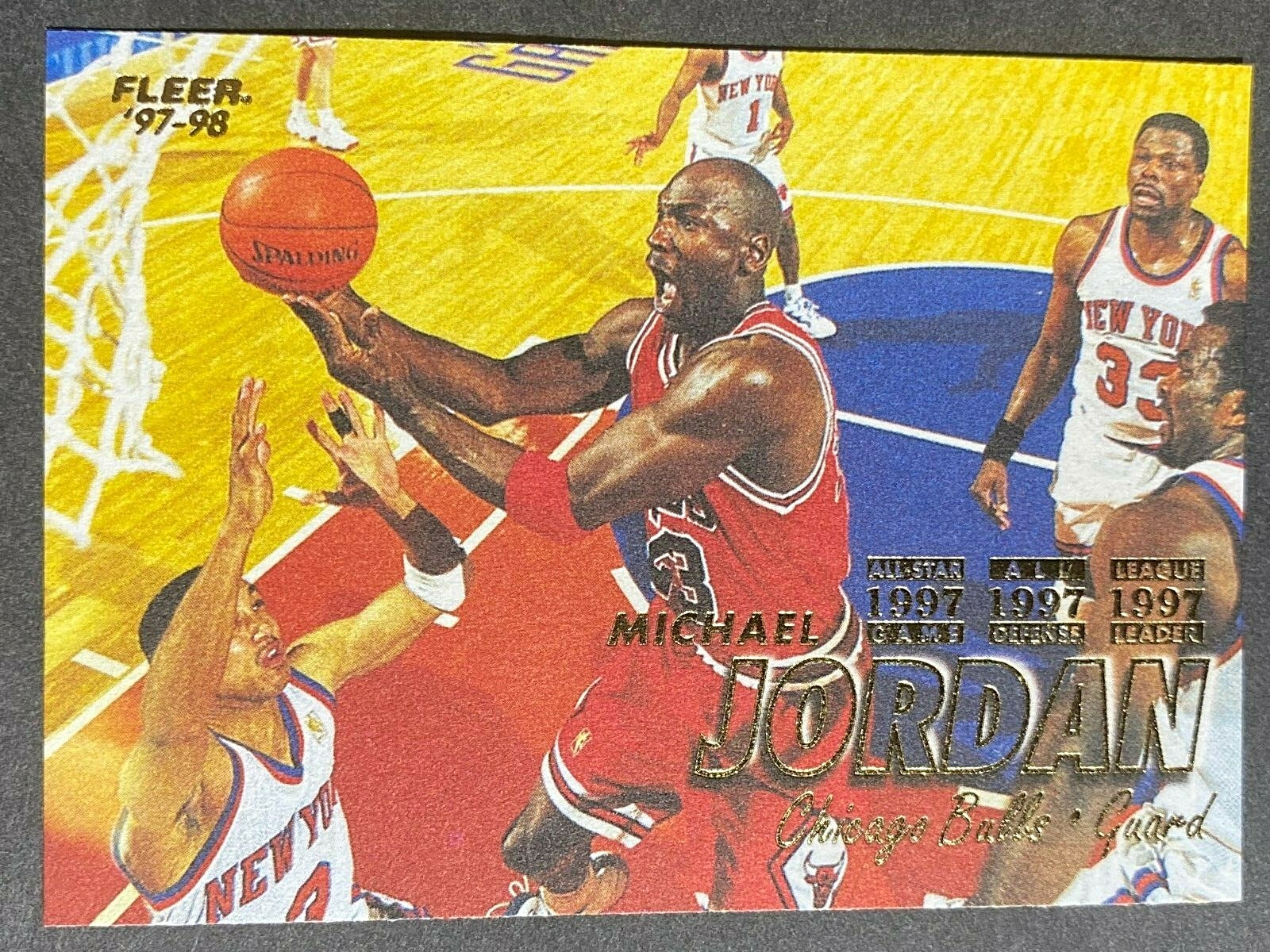 ＠NBA シカゴブルズ スケジュールカード (88/89) 1988-89 FLEER MICHAEL JORDAN CHICAGO BULLS BASKETBALL CARD