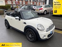 MINI CONVERTIBLE ONE 2012 WHITE
