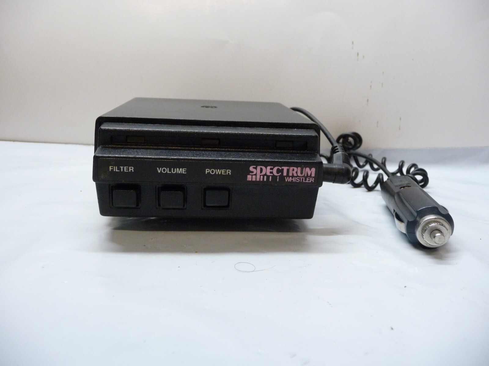 Vintage Spectrum Whistler Radar Detector with Cord - no