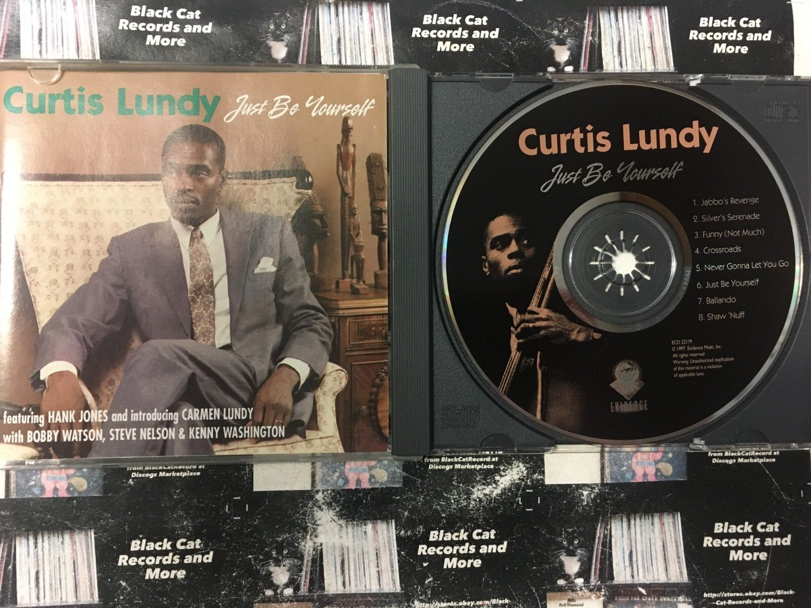 CURTIS LUNDY Just Be Yourself EX CD Hank Jones Bobby Watson