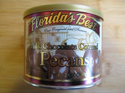 Florida's Best Milk Chocolate Covered Pecans 12 Oz. BB 9/27/25