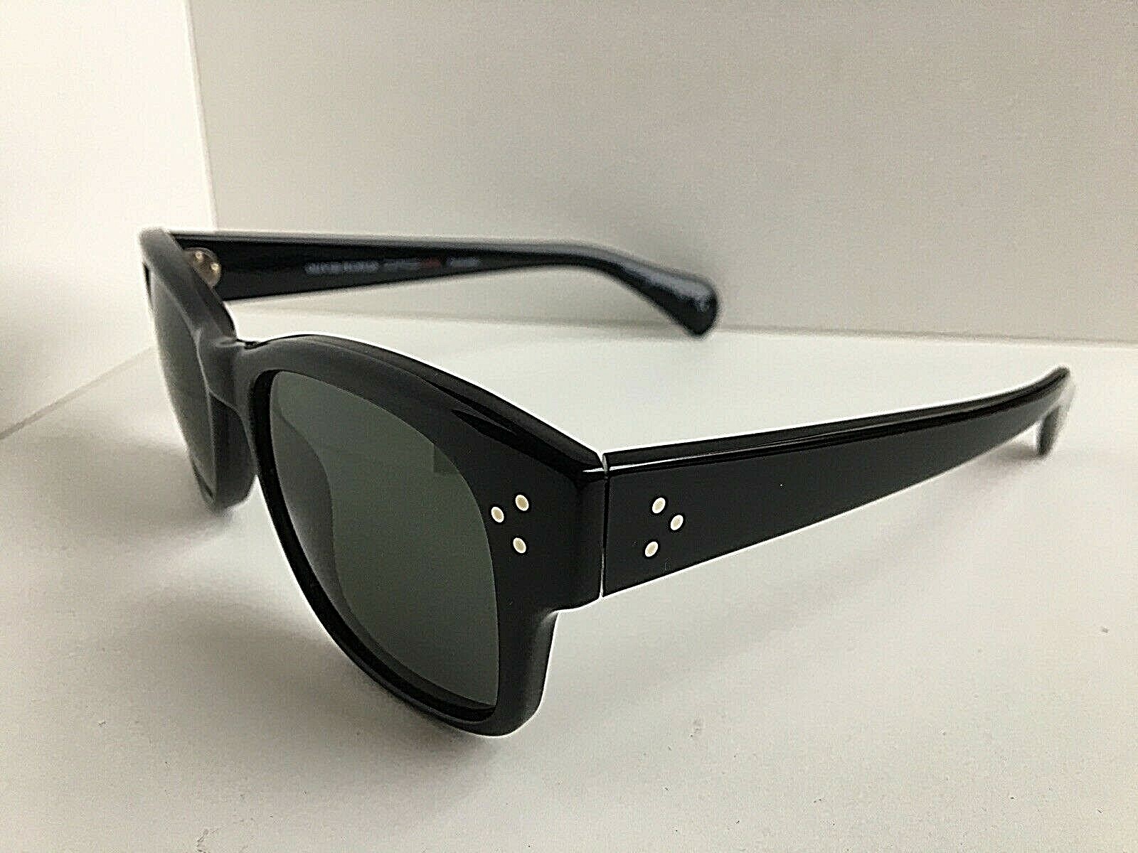 Pre-owned Oliver Peoples Polarized  Ov 5242s 1005/p2 Jannsson 51mm Black Men Sunglasses