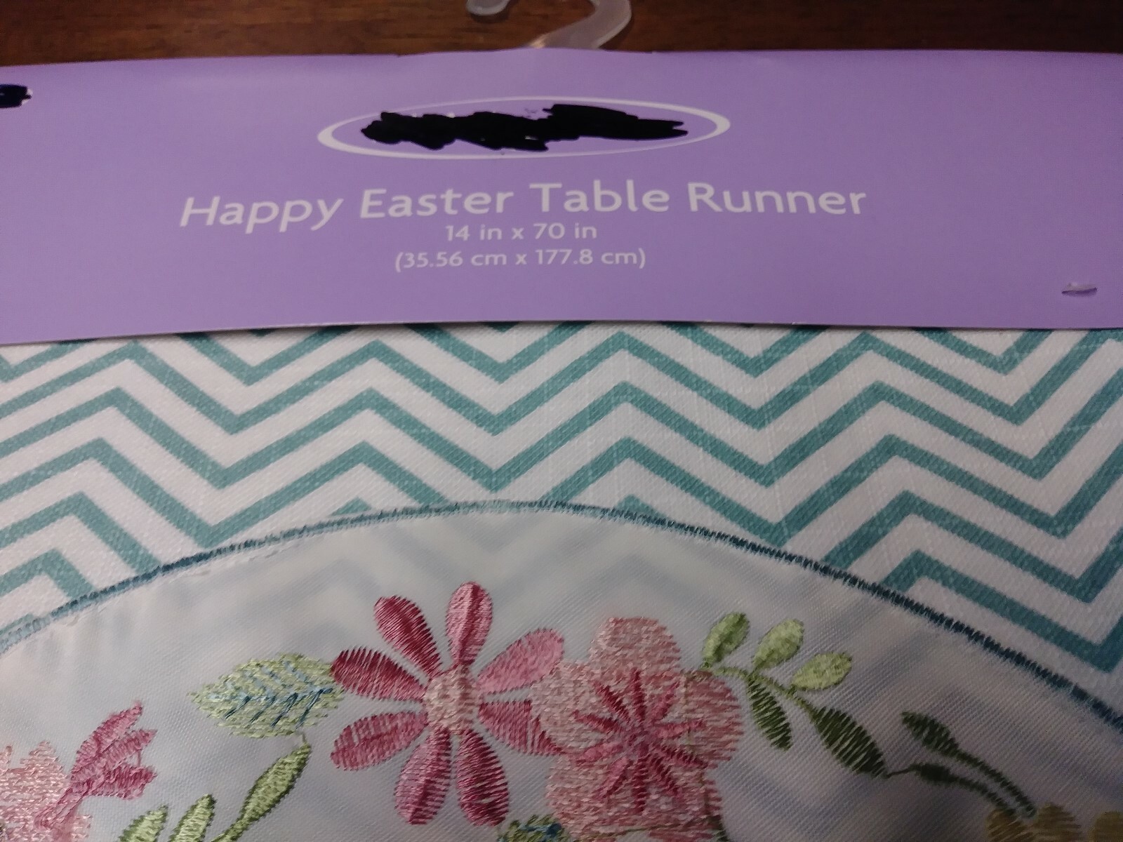 HOLIDAY HOME HAPPY EASTER TABLE RUNNER 14