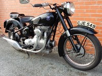 Sunbeam S8 500cc 1952 SHAFT DRIVE TWIN SINGLE SEAT- see video