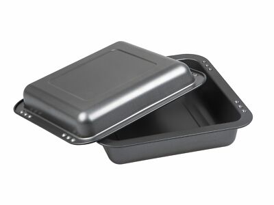 CHG Kombi Set Auflaufform Bräter QUADRO EasyOven 2teilig Antihaft