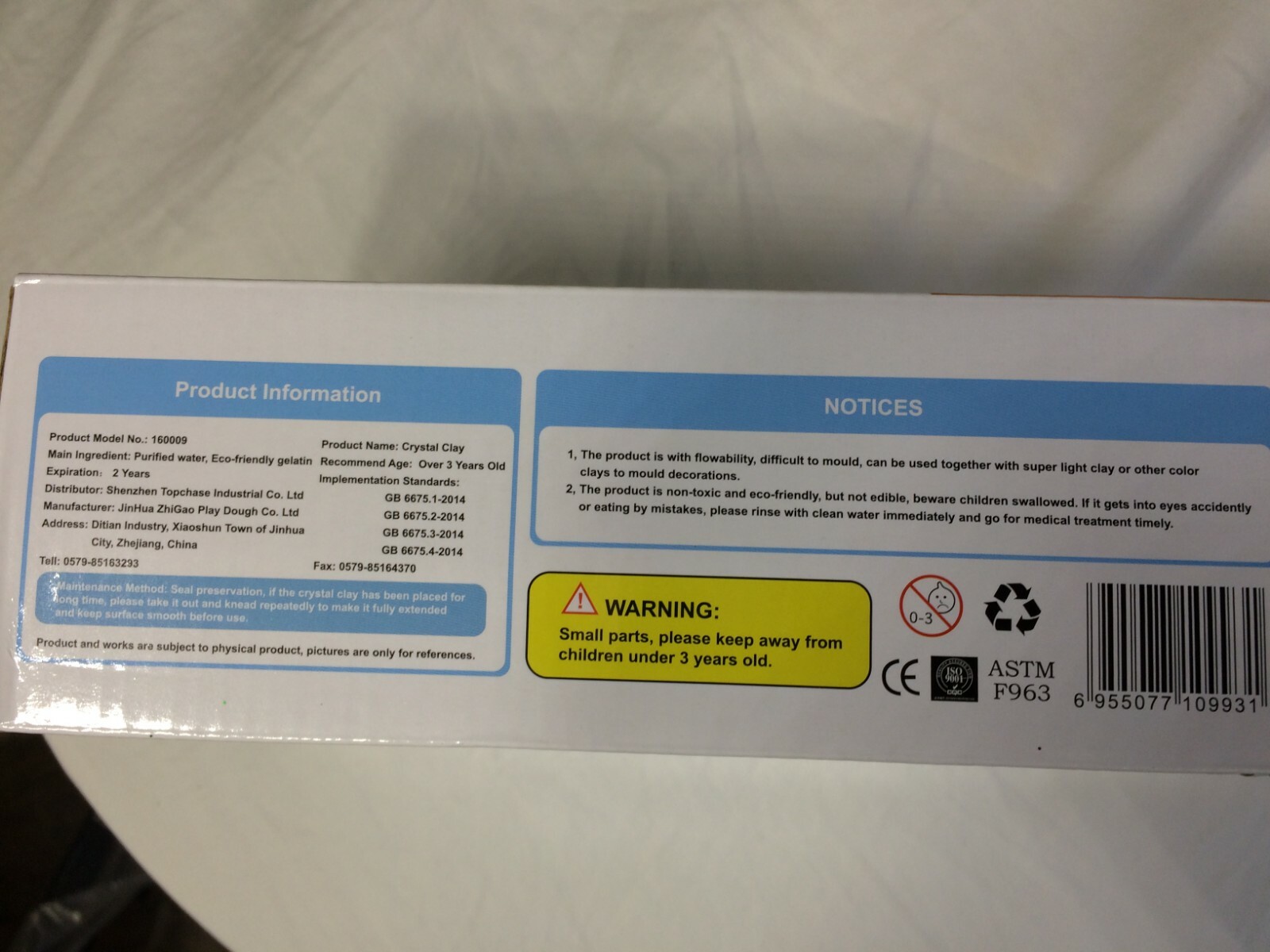 Dodow Soft Magic Crystal Slime Clay DIY Toy **6 Colors** Kit Glitter, Non Toxic