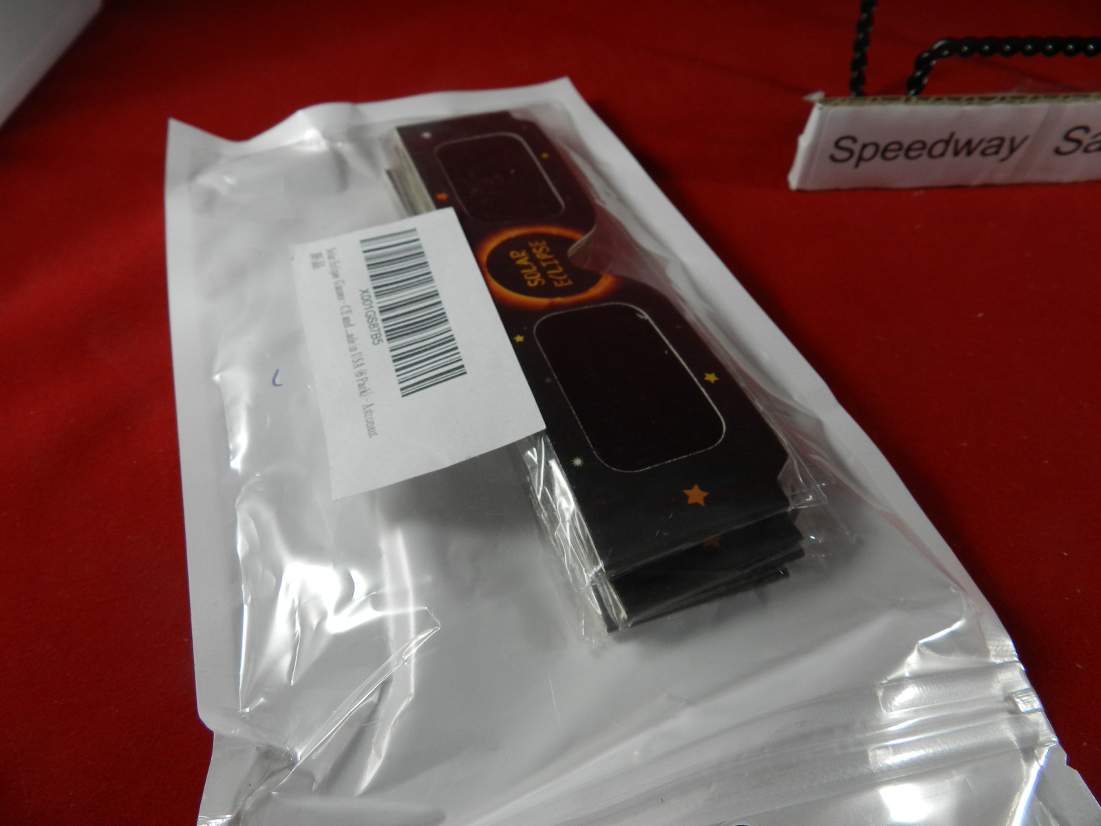 (b2) NEW- solar eclipse glasses 6 pack