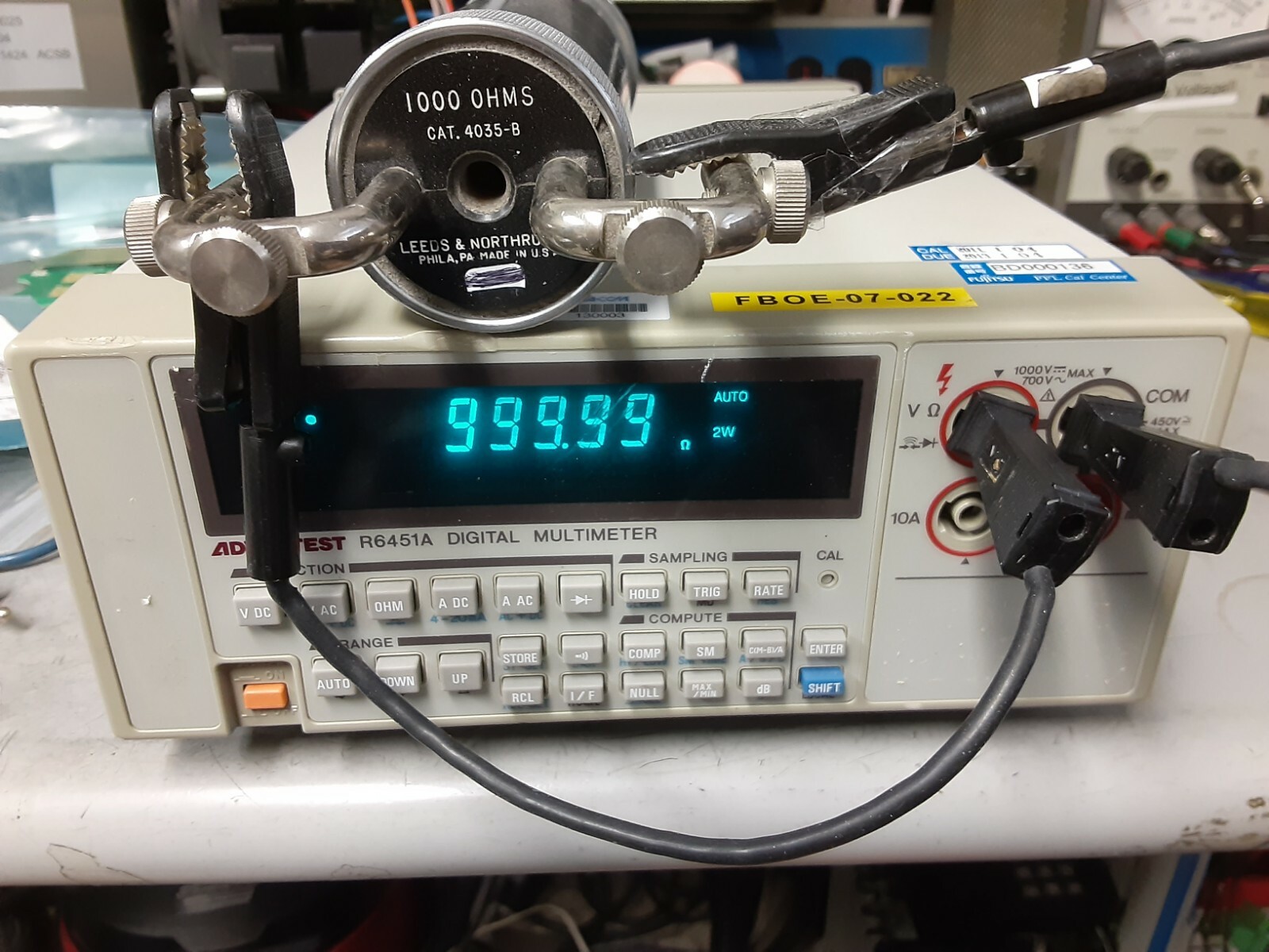 DW]USED ADVANTEST R6452A DIGITAL MULTIMETER デジタルマルチメーター