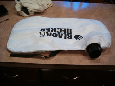 NEW NEVER USED BLACK & DECKER LEAF BLOWER VACUUM COLLECTION SHOULDER VAC BAG