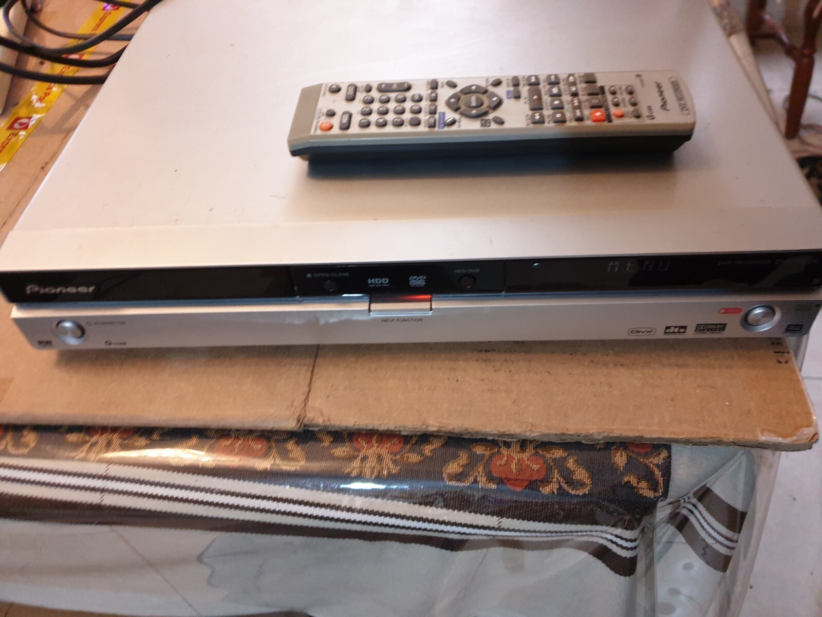 Pioneer DVR-540H-S DVD Recorder with remote Working