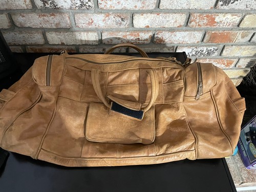 Talon Dual Zipper Vintage Light Brown Soft Leather Vintage