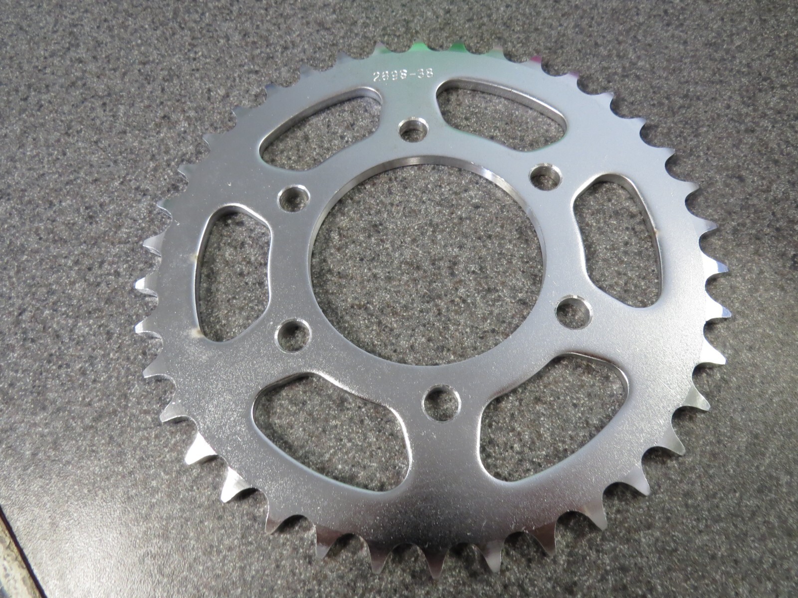 NOS 38T Rear Steel Sprocket Fits: Kawasaki 1984-86 ZX550