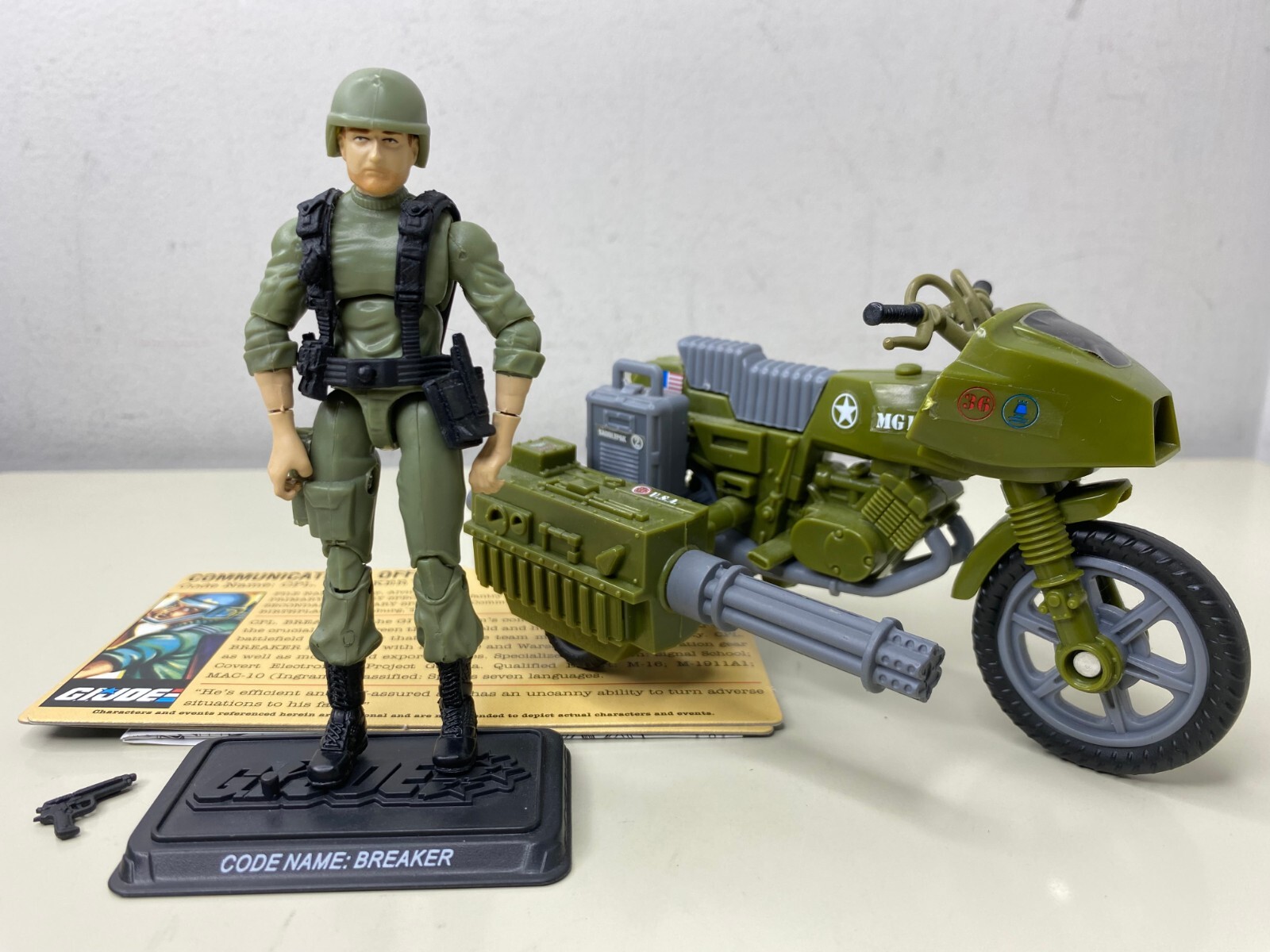 その他 GI Joe bike G.I. Joe 25th RAM CYCLE w/ CPL. BREAKER v1 3.75