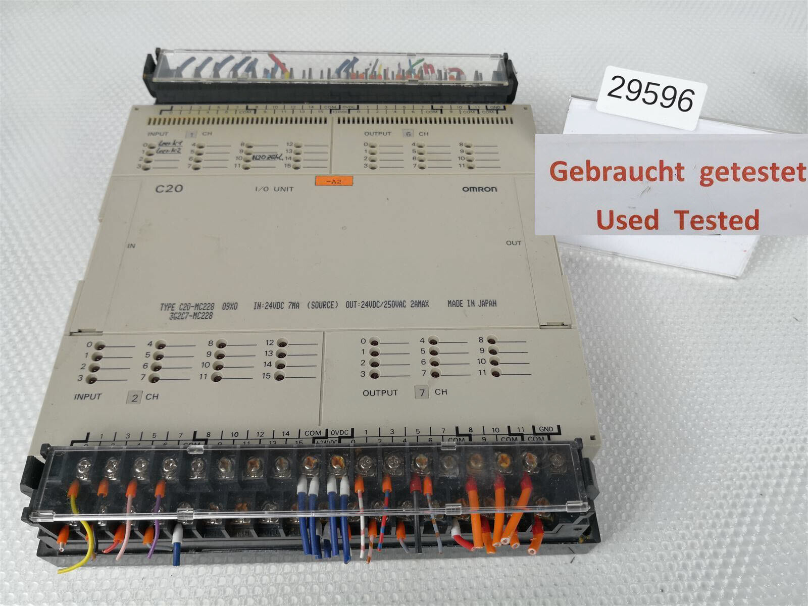 Omron C20-MC228 Programmable Controller C20MC228 | eBay Omron C20-MC228 Programmable Controller C20MC228 | eBay