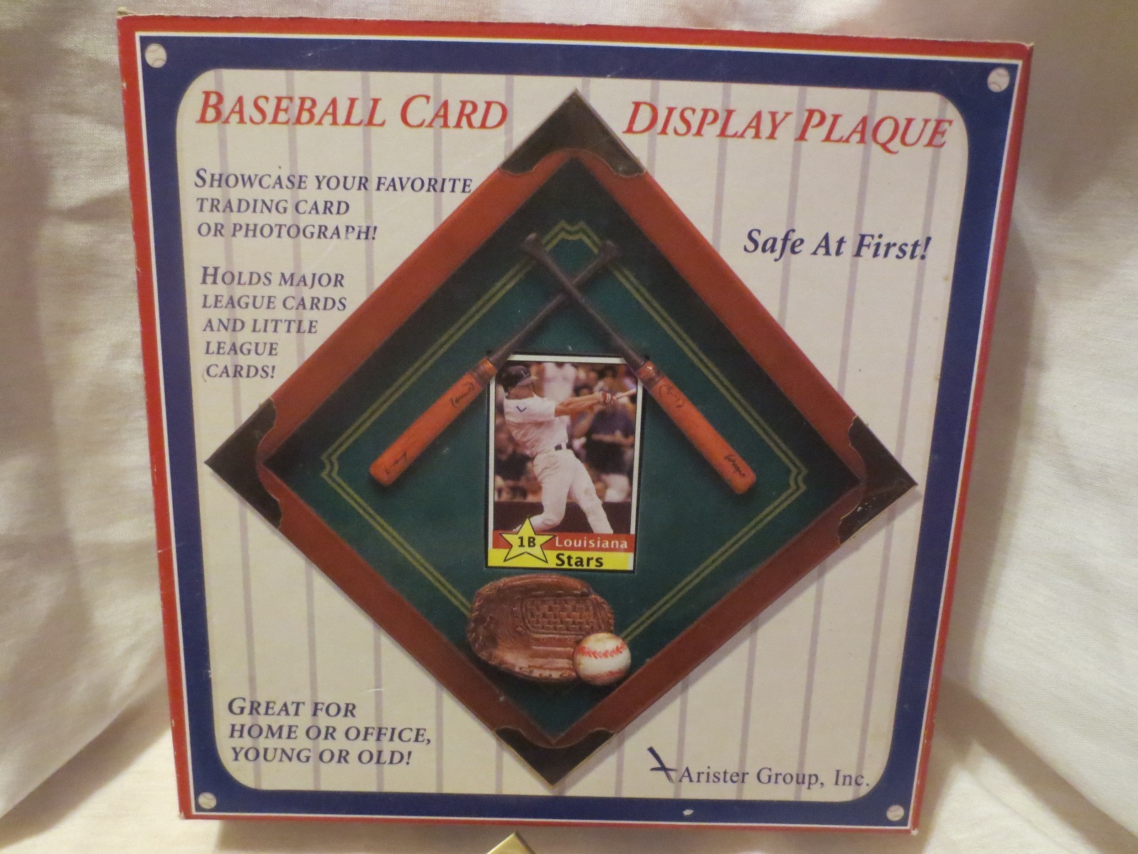 BASEBALL Shadow Box Wood & Glass Frame a Card or Photo