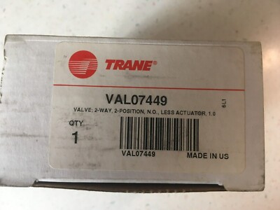 OEM TRANE 2 way 2 position valve VAL07449 w/o Actuator