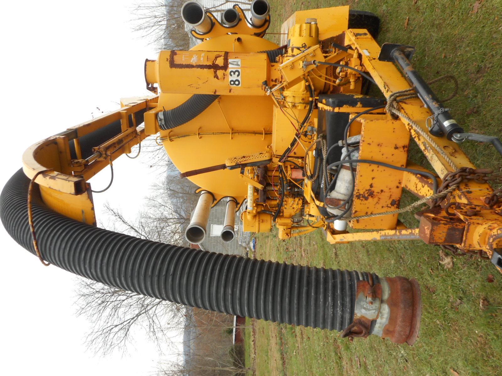 THE SUPER PRODUCTS CAMEL VAC SEWER MUD PUMP VACUUM TRAILER