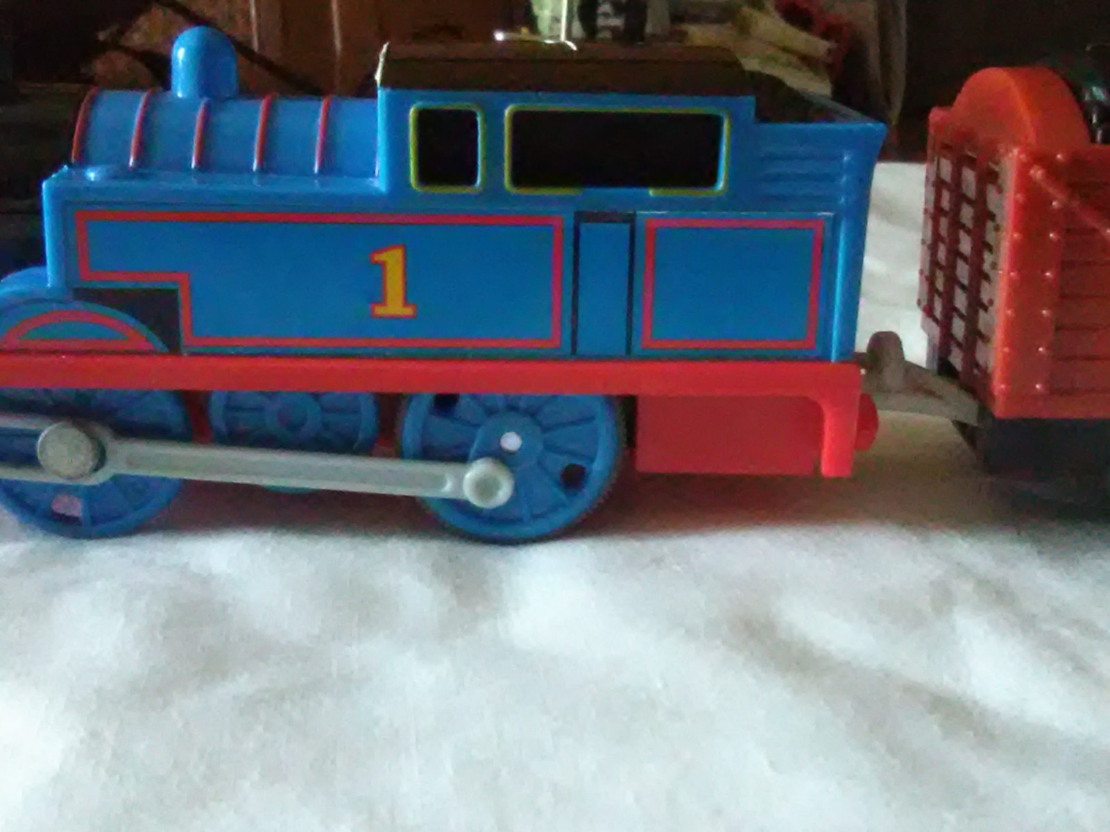 Track Master Talking Thomas and a back car