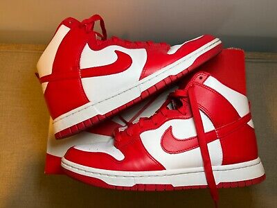 All red high top nikes online