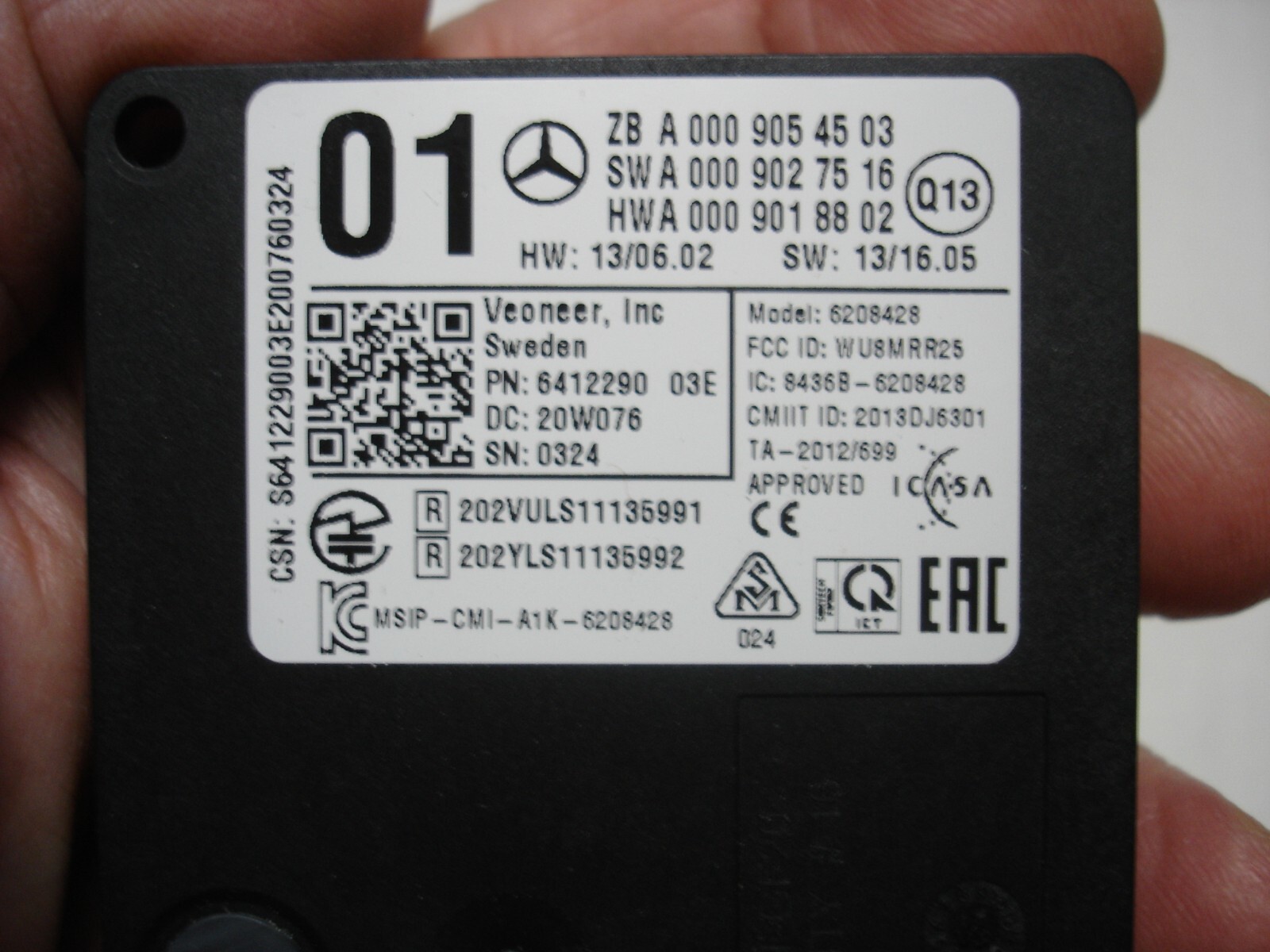 メルセデスベンツ　純正　レーダーセンサー　000-905-4503 $_57.JPG?set_id=880000500F