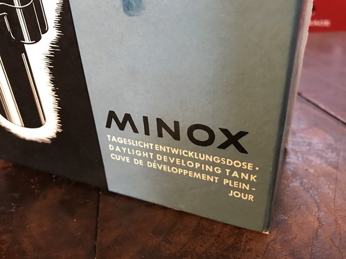 Minox Daylight Developing Tank Darkroom Complete Unused Camera Film Processing