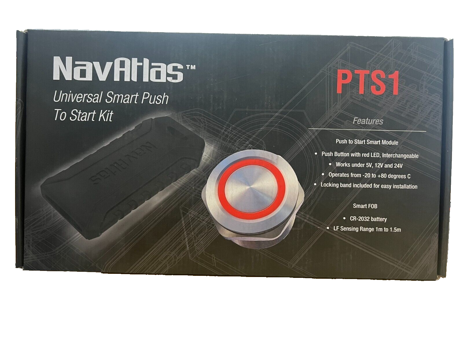 NavAtlas Universal Smart Push To Start Kit PTS1