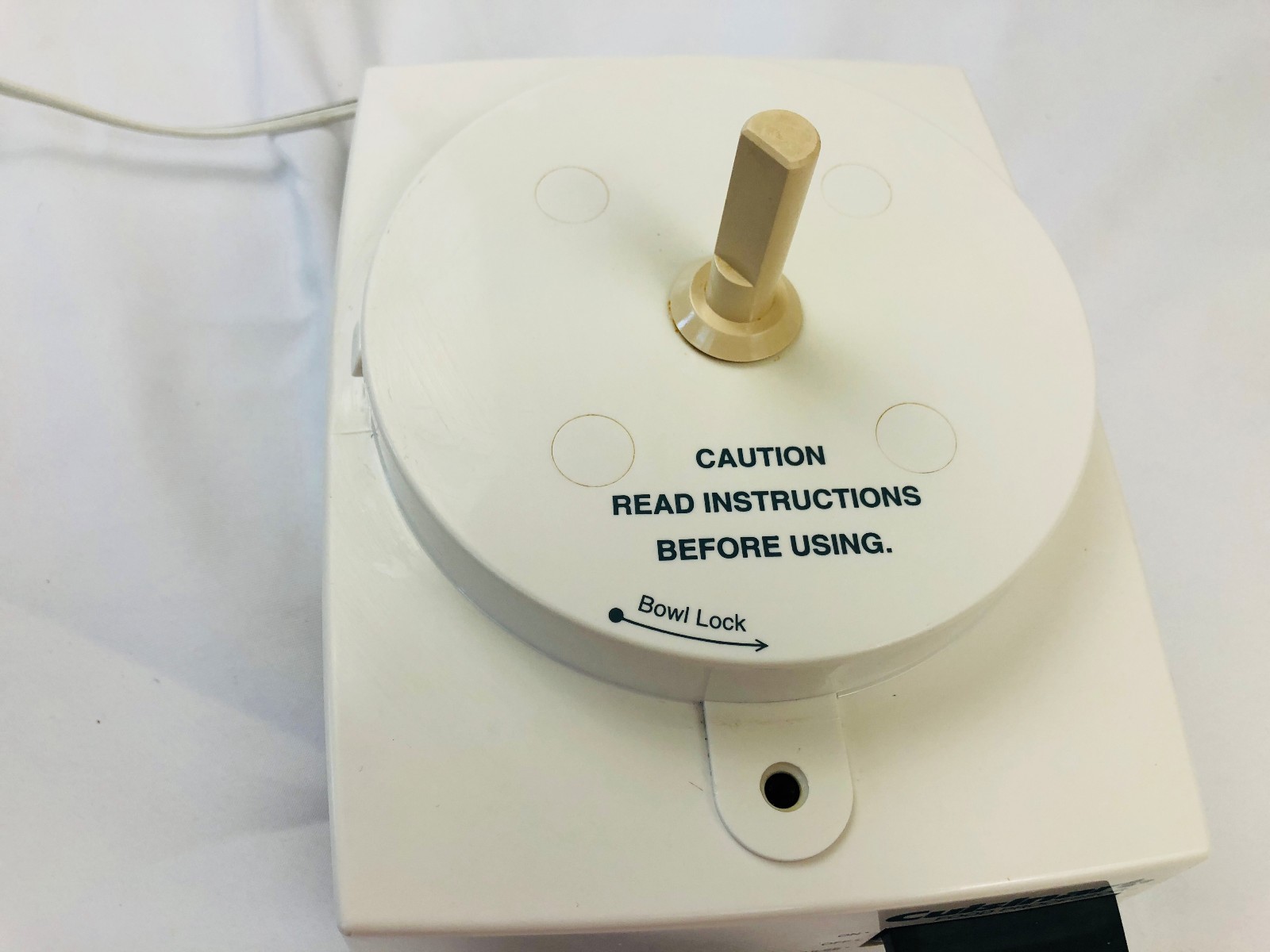 Cuisinart Food Processor Base DLC 5 TX 25 Motor Base Only White Replacement Part