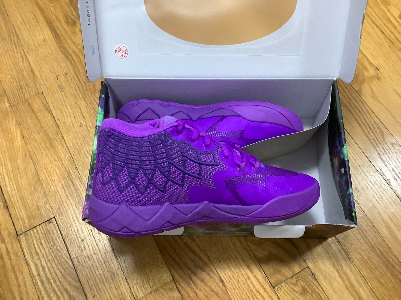 Pre-owned Puma Mb.01 Purple Queen City Lamelo Ball Boys Asg All Star Game 2022 376886-10