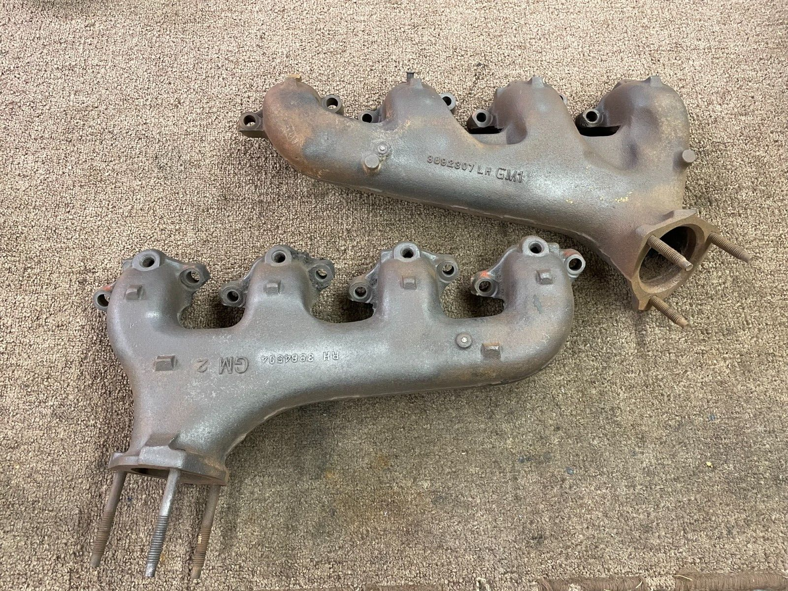 激レア　Havefungarage MCRSS SYSTEM TOP PLATE 1966-1974 Corvette 427/454 RH Exhaust Manifold (#3880828