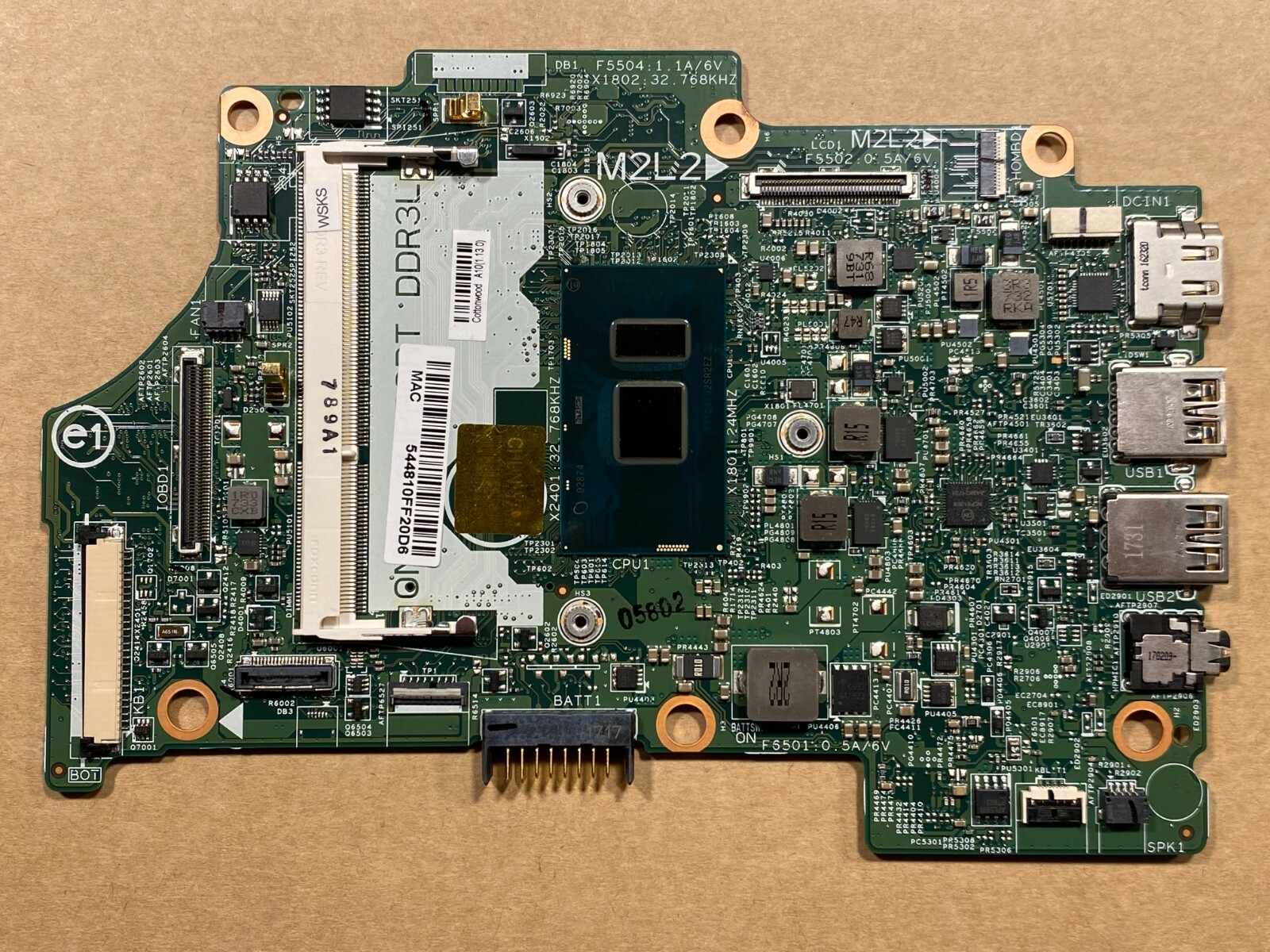 Dell Inspiron 13 7359 2 Motherboard | Intel i7-6500u 2.5GHz