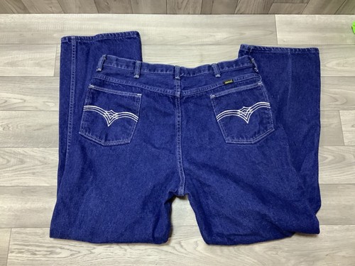 's 34x30 Blue Straight Leg Usa Made