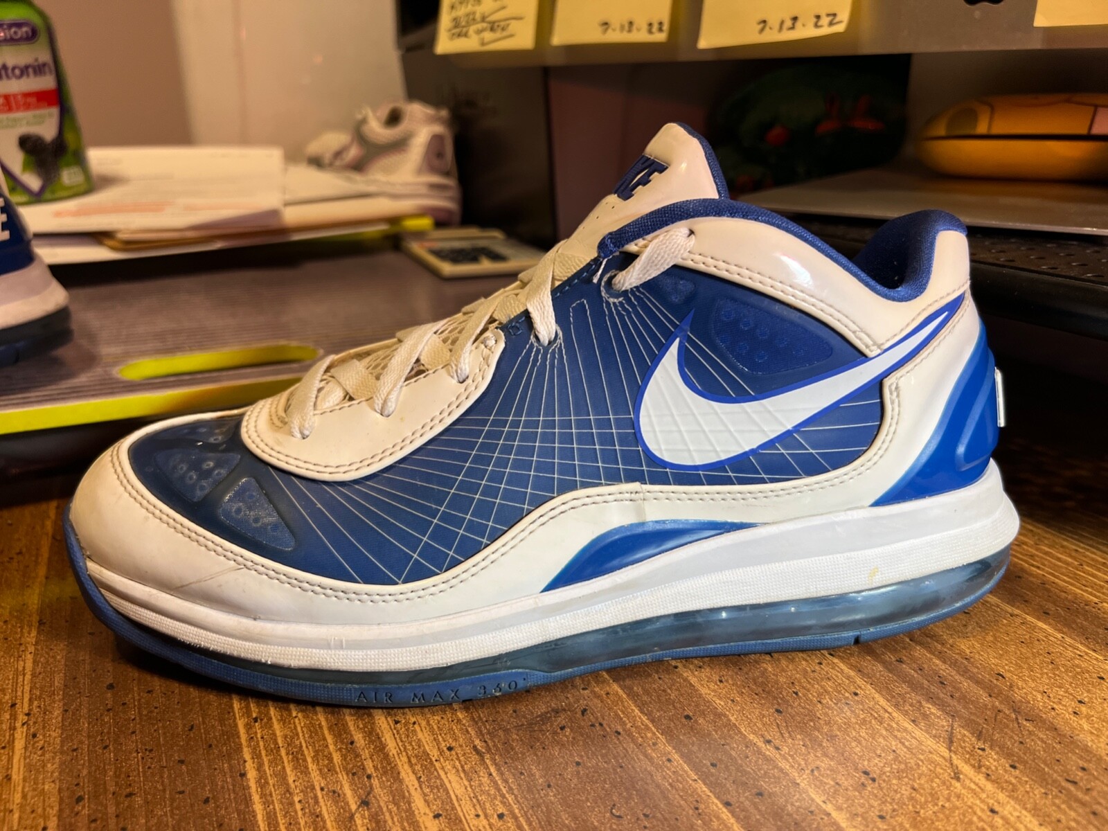 RARE Nike™ Air Max 360 FLYWIRE Low Blue Basketball Shoes RARE Nike™ Air Max 360 FLYWIRE Low Blue Basketball Shoes