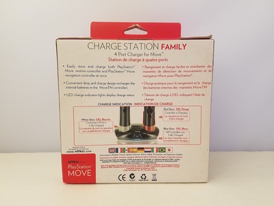 NYKO Charge Station | 4 Port Charger for PlayStation Move Controllers  83084-A50