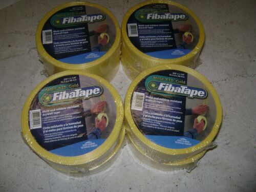 (8) FibaTape Mold-X10 Gold Mold And Mildew-Resistant Drywall Tape 1 7/8" x 300´