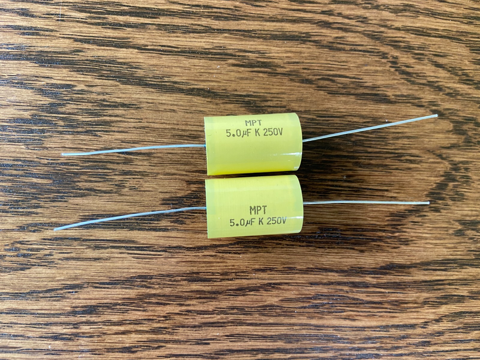 2 x 5uF 250V 5mfd NP Non Polarized Crossover Audio Capacitor