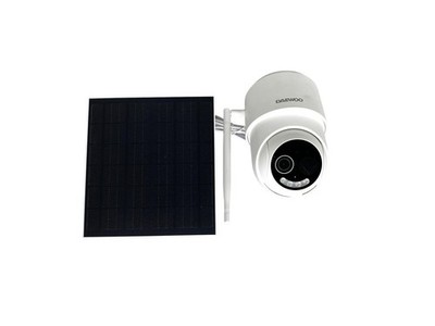 Caméra solaire rotative avec panneau solaire Daewoo Security Full HD W509MW