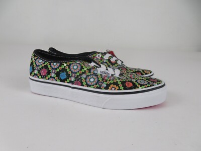 Vans Womens 5.5 Shoes Dia De Muertos Glow In The Dark Sk8 Low Sneaker Skateboard
