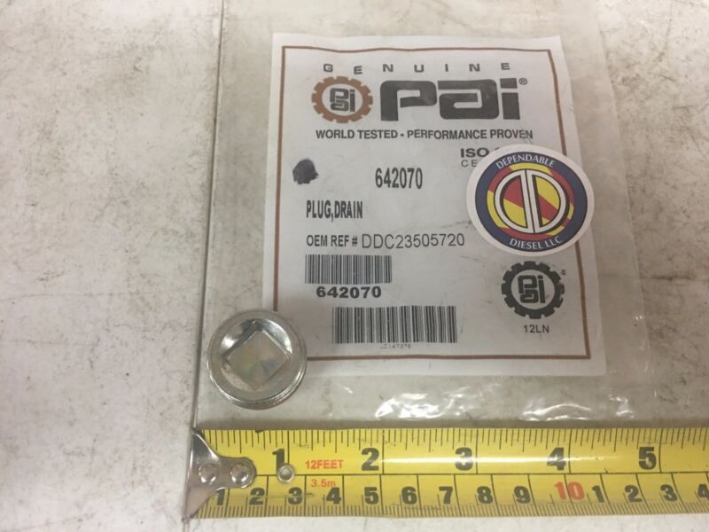 Magnetic Oil Drain Plug For Detroit Series 60 Pai # 642070 Ref# 23505720 5178994