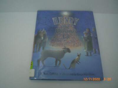 Henry the Christmas Cat by Mary Calhoun Hardcover First Edition Full Number Line