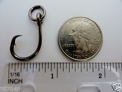 84 Ringed Circle Hooks 4x Strong Size #1  84 Pieces Fishing Hooks
