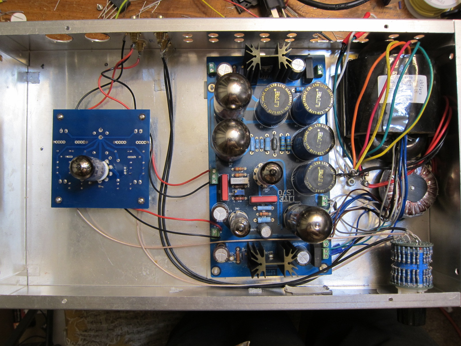 Low Distortion JFET + Tube Preamp Preamplifier PCB Board Fit for 12AX7