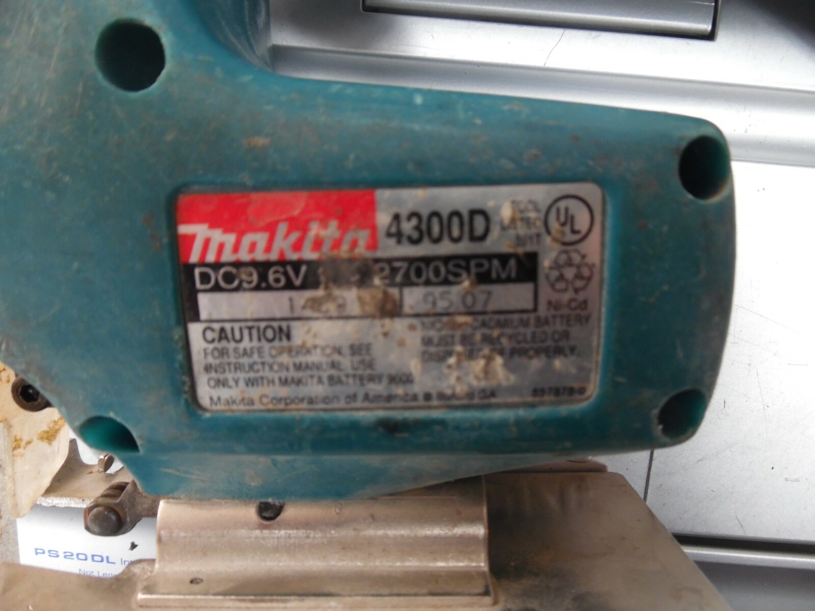 Makita Cordless Jig Saw Model 4300D Tool Only