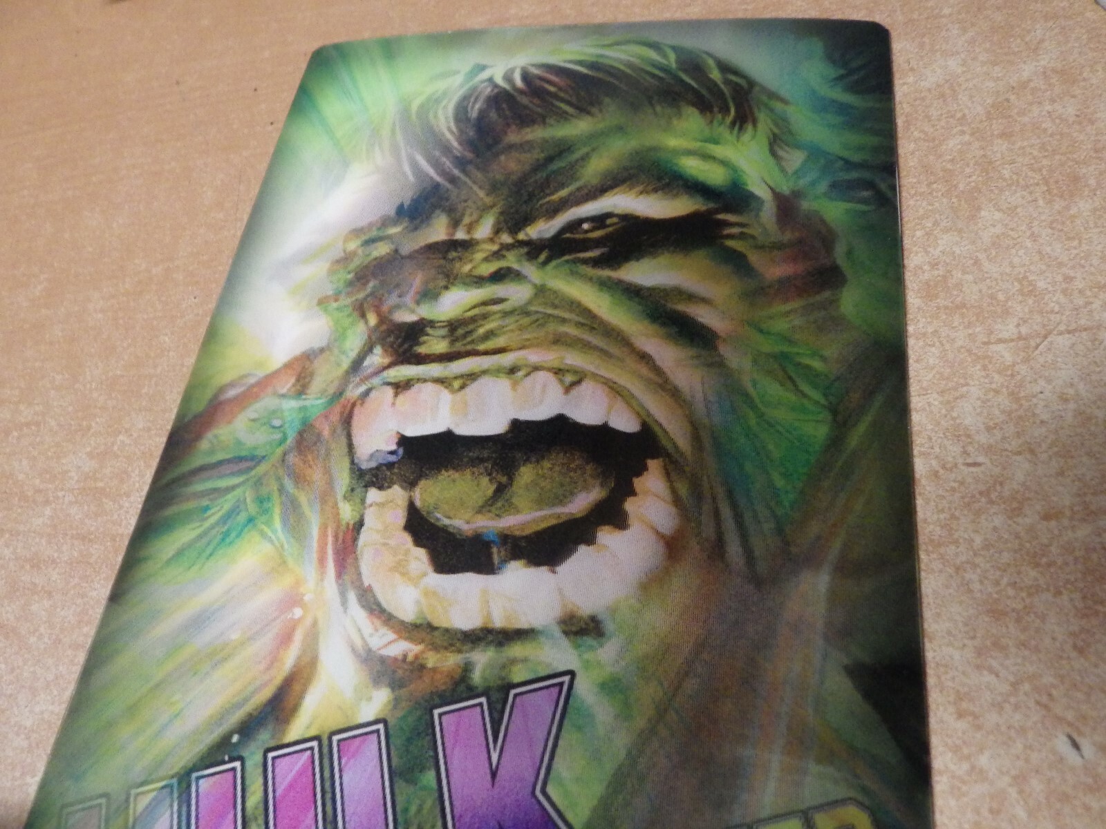 Marvel AVENGERS INCREDIBLE HULK BRUCE BANNER OPEN ROAD BRANDS 3-D SIGN PLASTIC