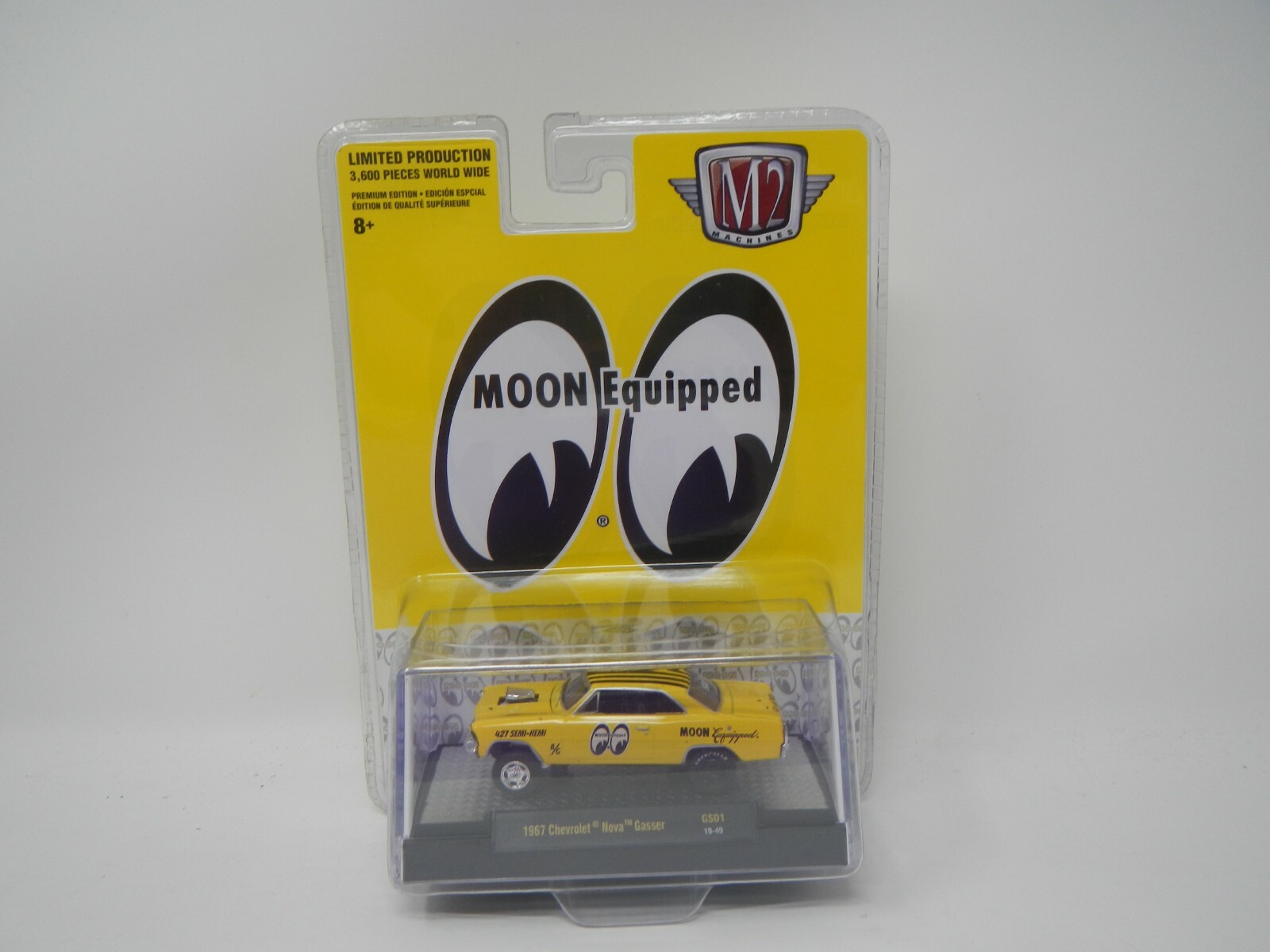 M2マシーン MOON Equipped ミニカーセット M2 Machines Moon Equipped 1967 Chevrolet Nova Gasser GS01 19