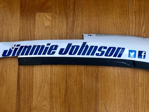 NASCAR Jimmie Johnson #48 Name Rail Sheetmetal Race Used Namerail Hendrick 2014