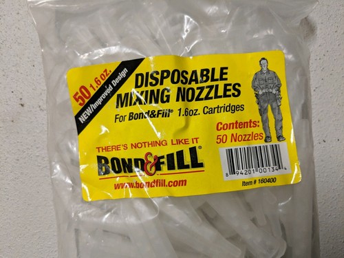 Bond & Fill 50 1.6 oz Disposable Mixing Nozzles #160400