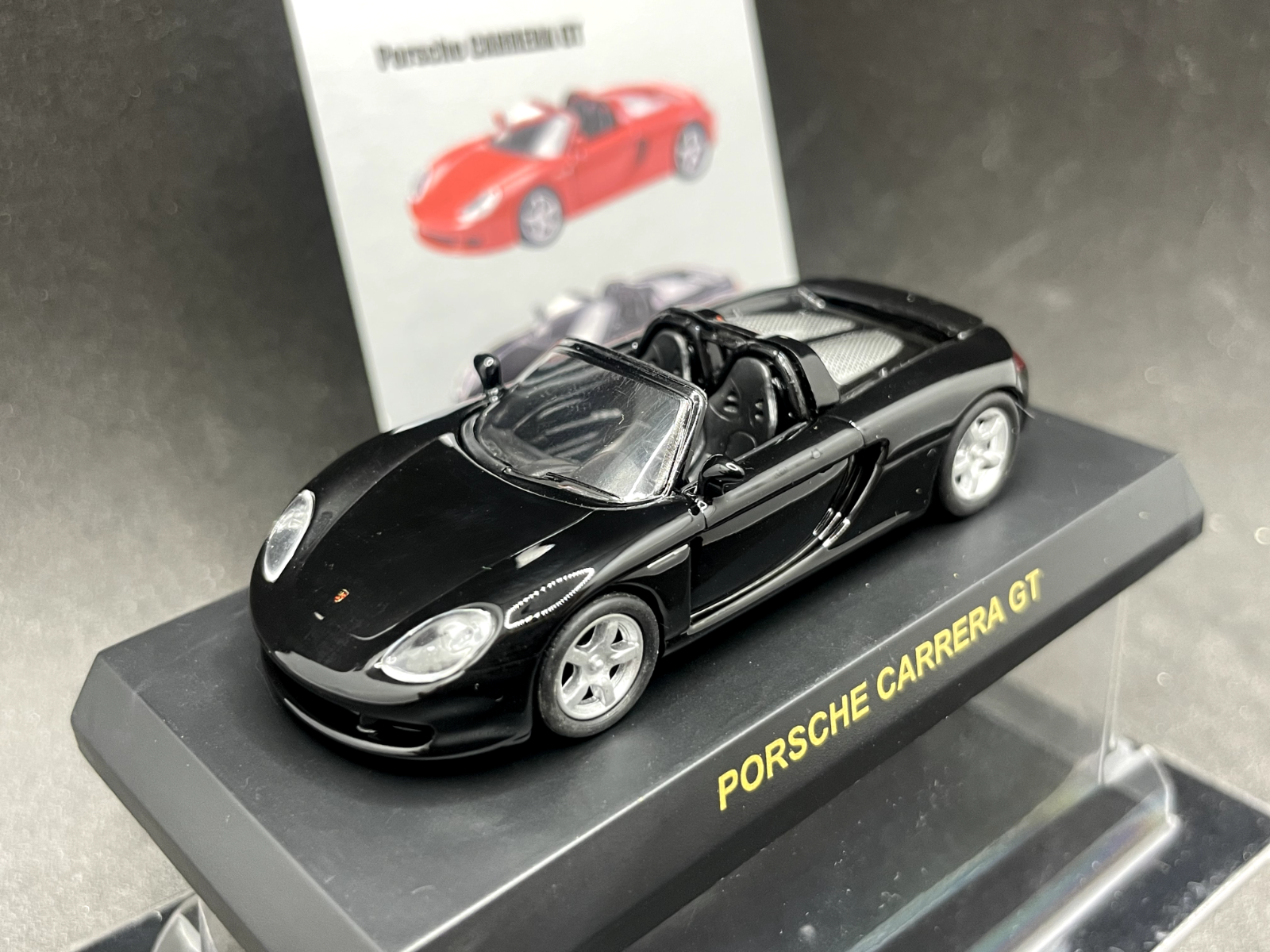 Kyosho 1/64 Porsche collection2 CARRERA GT black diecast model car