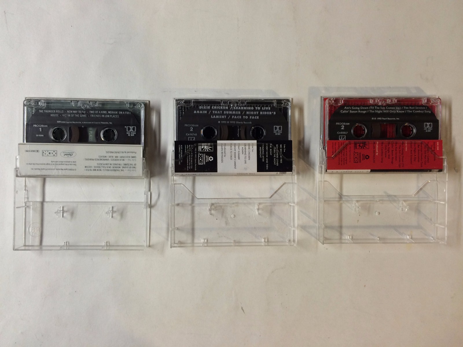 Garth Brooks 4 Cassettes  No fences - the chase - in pieces beyond the season VG