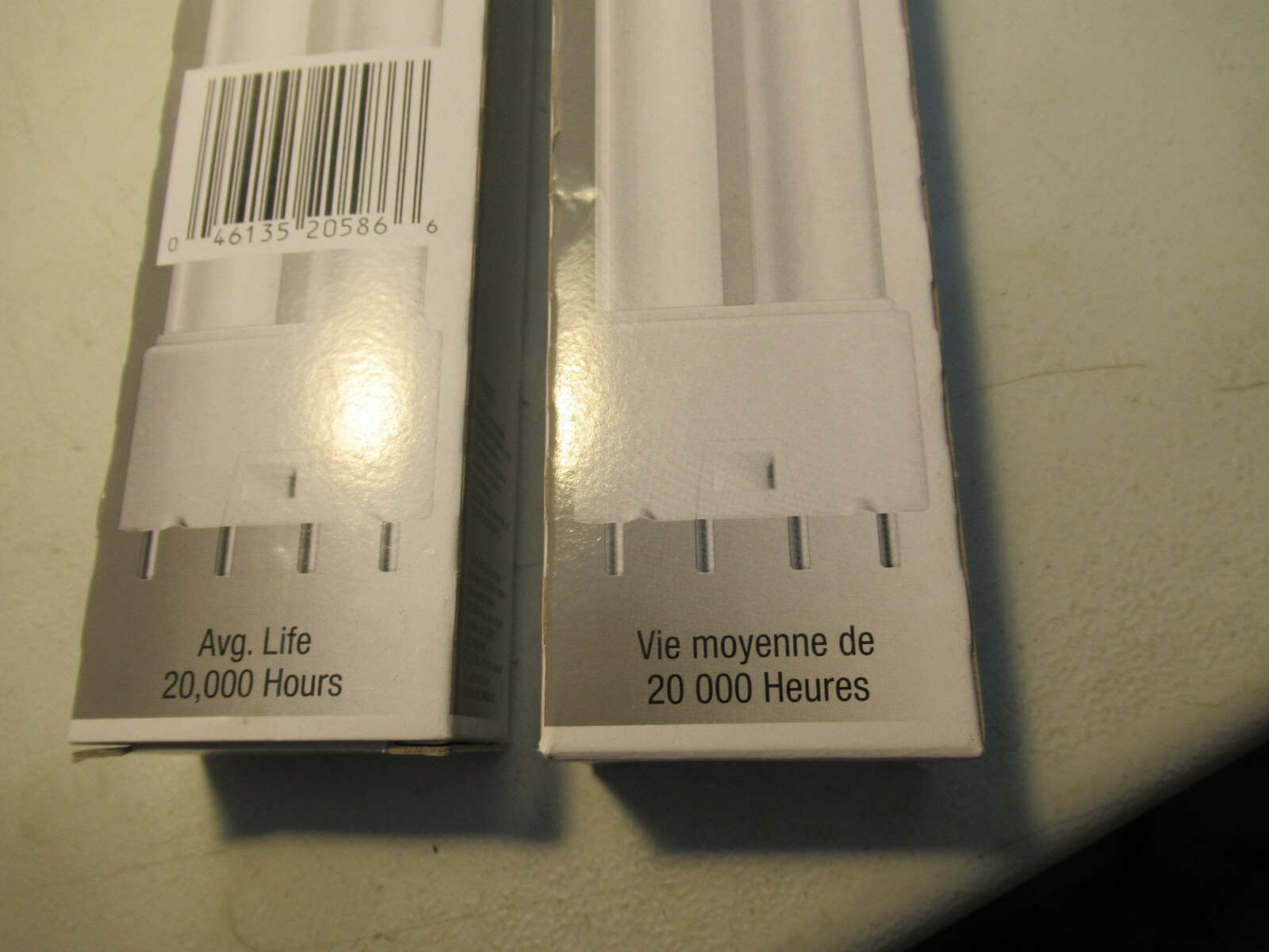 Sylvania Compact Flourescent Bulb Lamp 40 Watts Lot Of 2 Bulbs Dulux 841