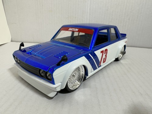 ブルーバード　1973 Datsun 510 1/32スケール ミニカー ブルーバード 1973 Datsun 510 1/32スケール ミニカー ブルー